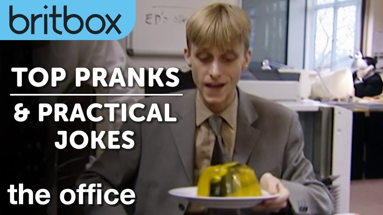 Practical joke. The Office uk Gareth.