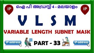 V L S M ( VARIABLE LENGTH SUBNET MASK ) - PART - 33