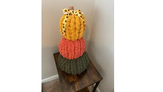 HAND KNIT A CHUNKY PUMPKIN TOWER by Brenda Kay 325 views 7 months ago 28 minutes