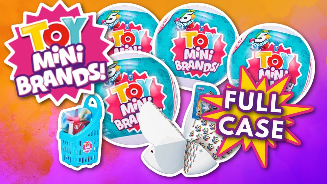 HUGE Toy Mini Brands Unboxing! 🧸🪀🚂Full Case Unboxing! YouTube