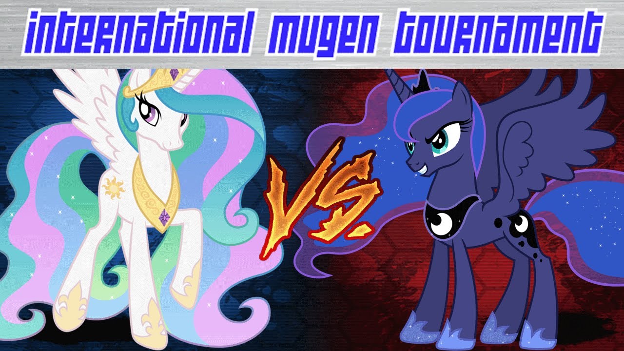 Mugen IMT Blue Princess Celestia VS Princess Luna YouTube