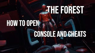 How to open console and use cheats | The Forest