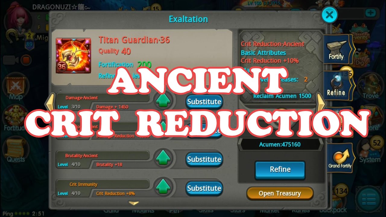 Taichi Panda | Ancient Crit Reduction Exalts- Reaping a MAJOR Stat Boost!