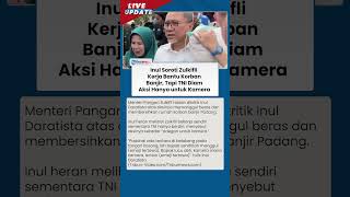 Inul Daratista Kritik Zulkifli Hasan, Aksi Membantu Korban Banjir Dinilai Hanya untuk Kamera