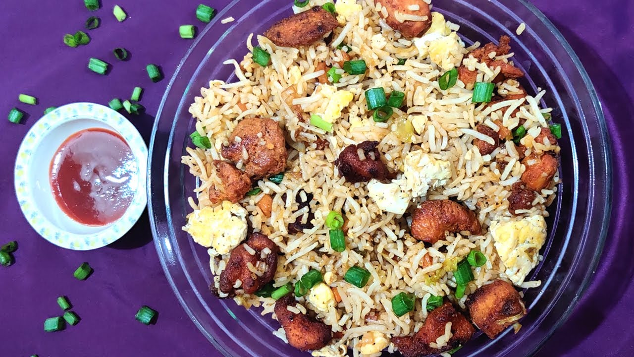 HOW TO MAKE CHICKEN FRIED RICE IN TAMIL | FRIED RICE WITH