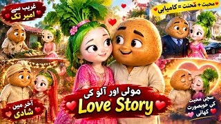🥔❤️🥕 Aloo Aur Mooli Ki Anokhi Love Story | Gareebi Se Ameer Ban Kar Shaadi Tak