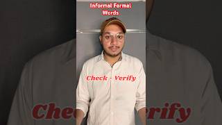Informal Formal Words #awareness #englishtips #education