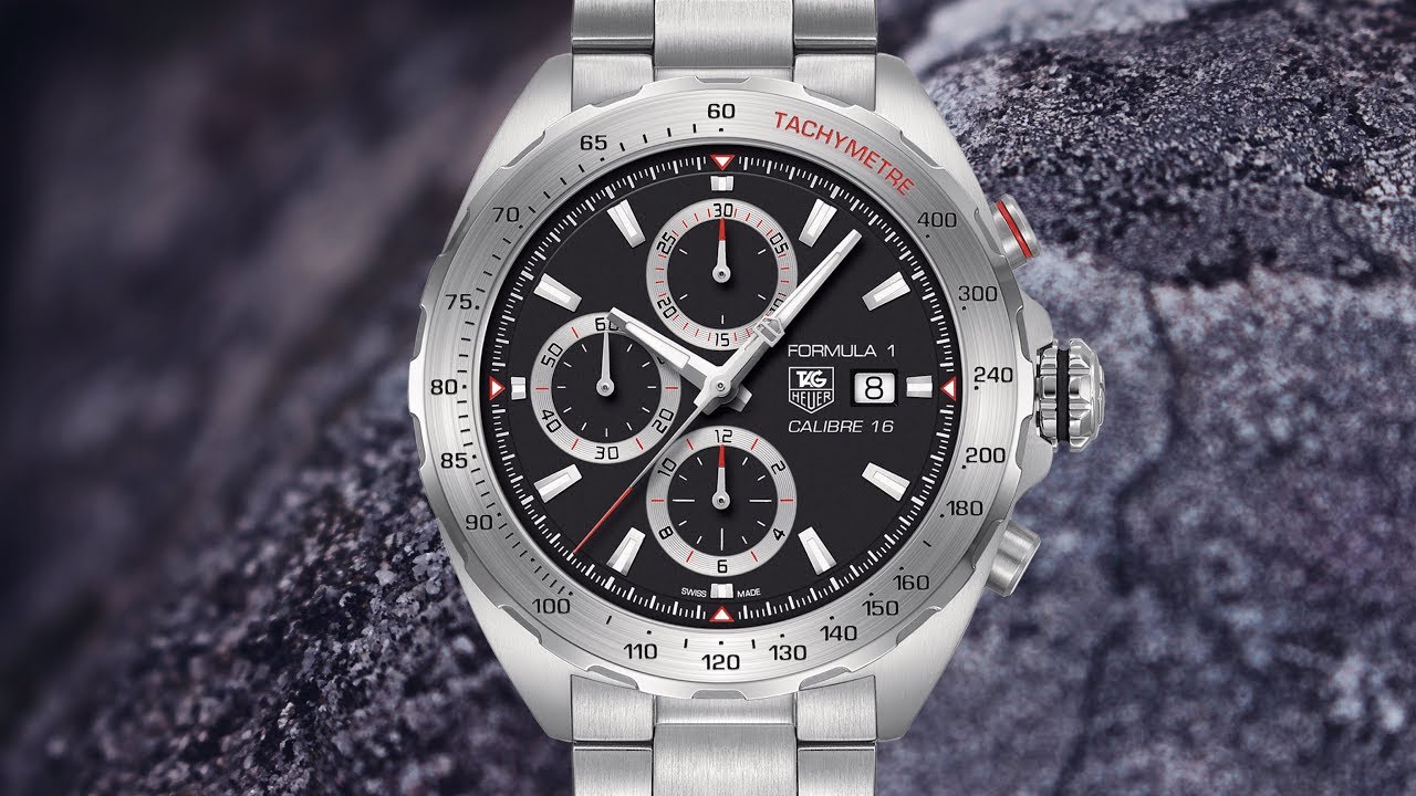 TAG Heuer Formula 1 Calibre 16 Automatic Steel and Ceramic Chronograph -  44mm Anthracite Sunray Dial on Steel and Ceramic Bracelet