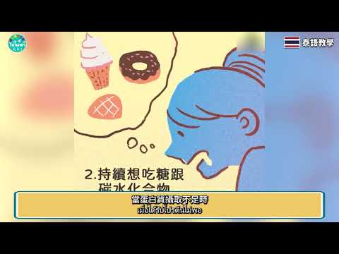 泰文字幕 疲勞、沮喪、瘦不下來嗎？10個蛋白質攝取不足的徵兆！20250628