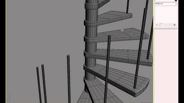 Modeling a Spiral Staircase in 3ds Max
