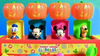 Baby Mickey Mouse Clubhouse Pop-Up Pals Halloween Surprise Toys Funtoyscollector Disney Toy Review