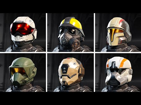 : All 32 Helmets Skins Showcase