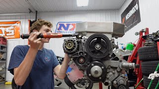 Assembling the ls1 for my genesis coupe! Genesis coupe build series ep10