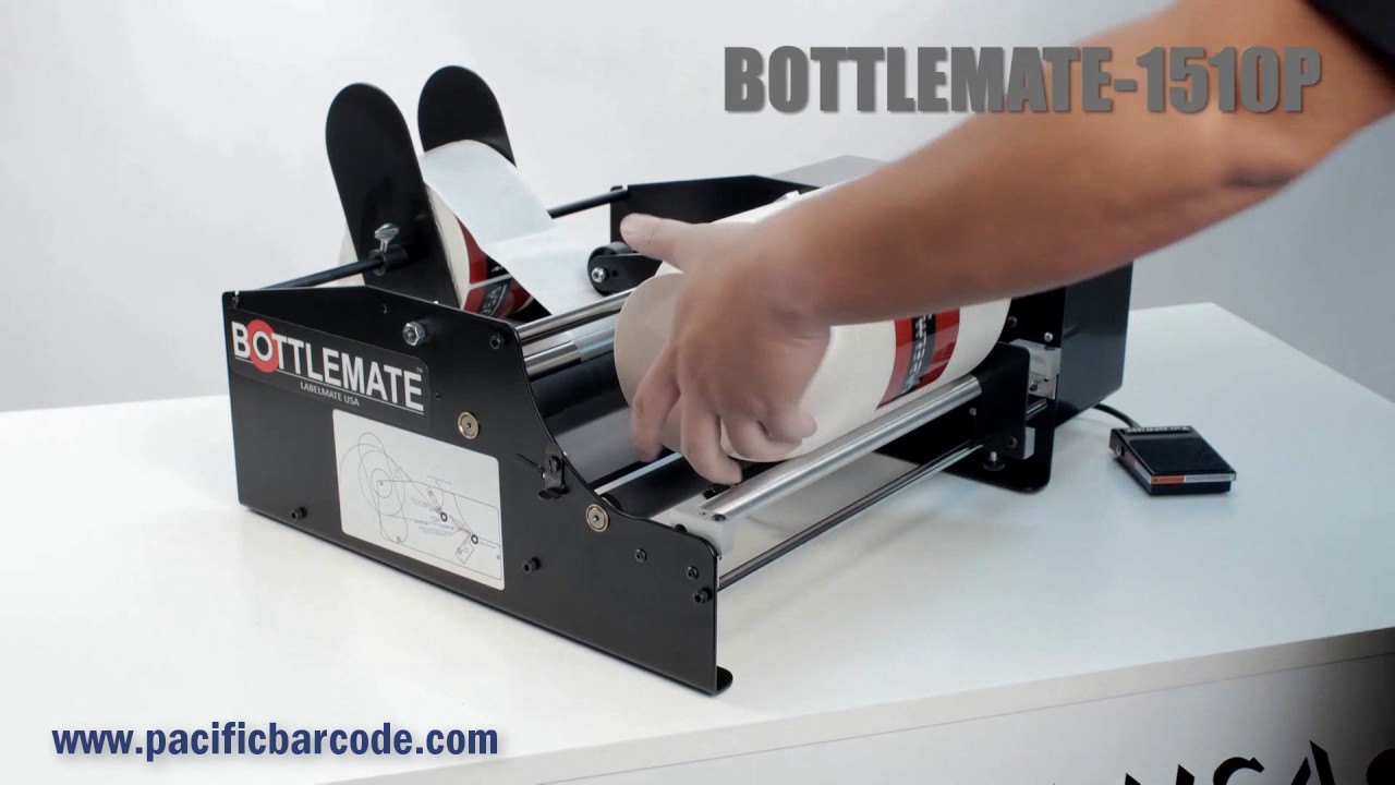 Bottlemate Label Applicator from Pacific Barcode YouTube