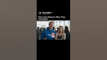 This is the real reason why people vote Blue?! 😅 #veo3 #ai #Google #Gemini #flow #comedy