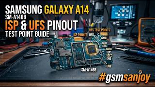 Samsung Galaxy A14 SM-A146B ISP UFS Pinout & Test Point
