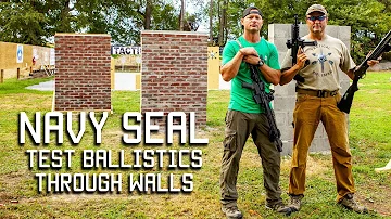 Can a bullet go through a cinder block wall?
