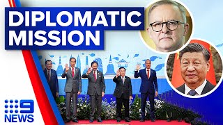 Albanese set for packed diplomatic tour across Asia | 9 News Australia