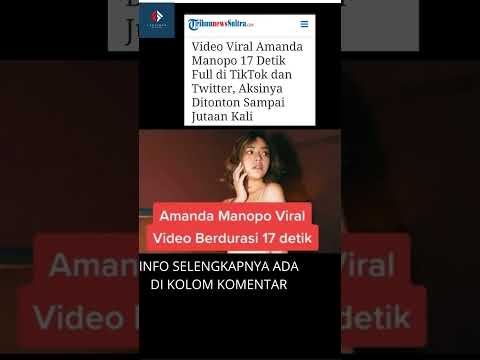 VIDEO VIRAL AMANDA MANOPO || #shorts #viral