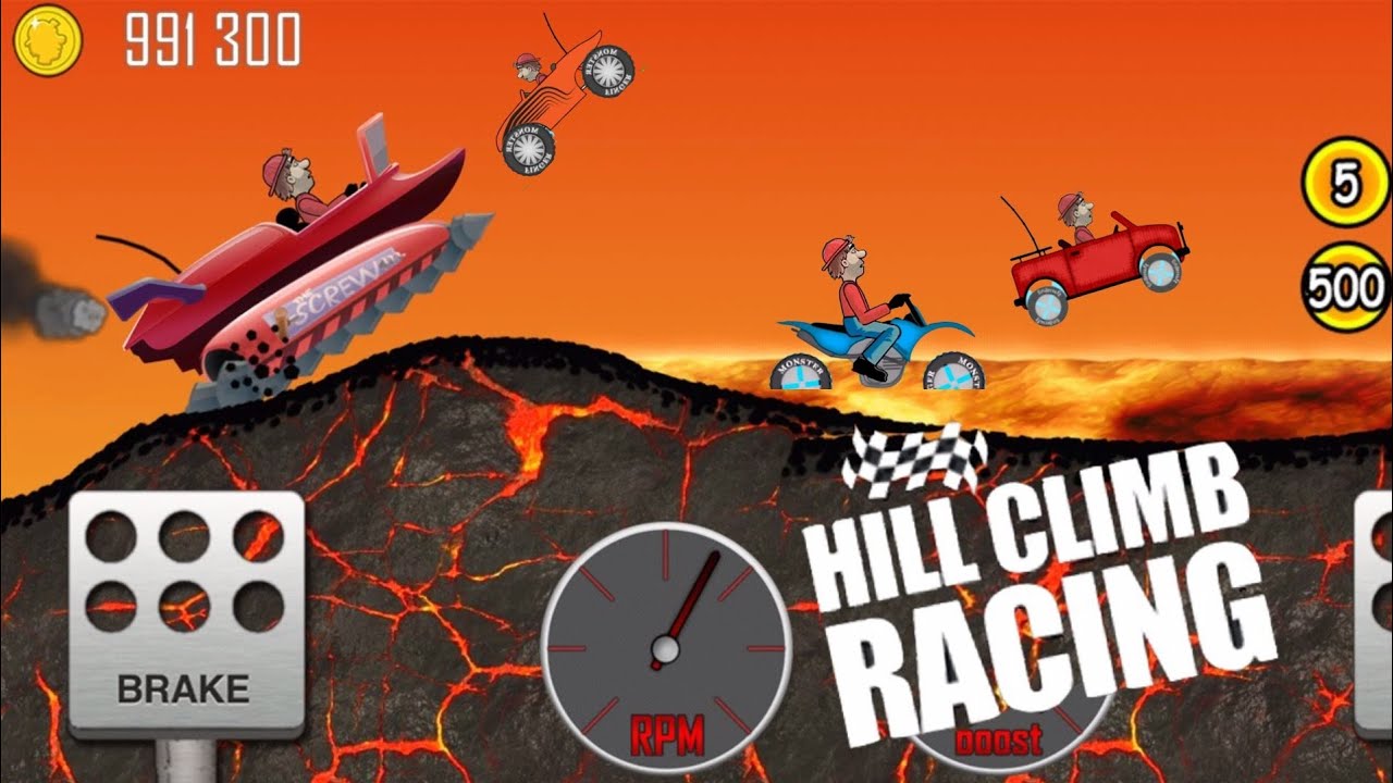 Hill Climb Racing | Gameplay Walkthrough Part 10 | Finger Screw (iOS ...