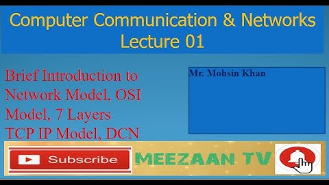 Data Communication Lecture 01
