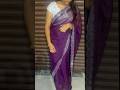 Party wear saree & fully stitched blouse from meesho😍links in community tab #partywearsaree #meesho