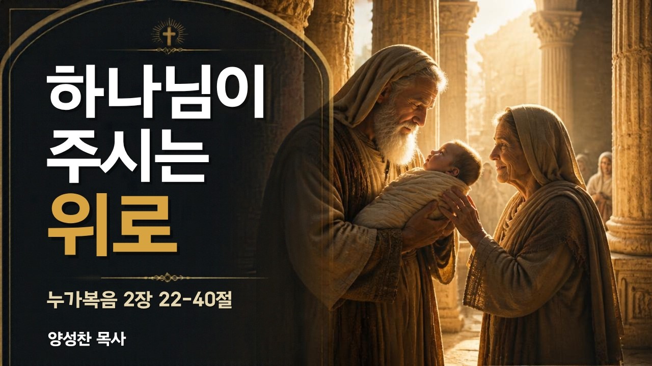 [주일예배] 누가복음 2장 22-40 절, 하나님이 주시는 위로, 양성찬 목사 영상 썸네일
