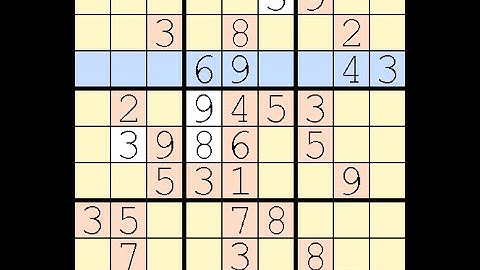 How to Solve Globe and Mail Sudoku Five Star  6 May, 2023