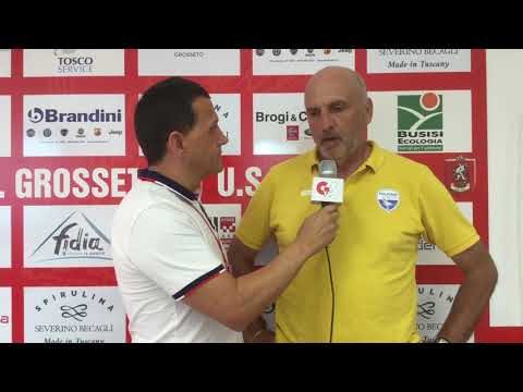 Gs Tv - intervista a mister Armillei dopo Us Grosseto-Foligno 1 a o