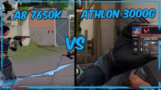 AMD A8 7650K vs Athlon 3000G - Test In Game VGA Radeon R7 vs Vega 3 2022 - iGPU