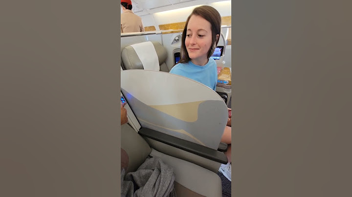 Emirates A380 Business Class Seat Overview DXB-BNE (Part 1)