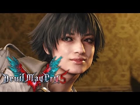 Devil May Cry 5, Lady And Trish (Secret Cutscene!) - YouTube