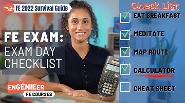 What to Expect on FE Exam Day (and What to Bring)