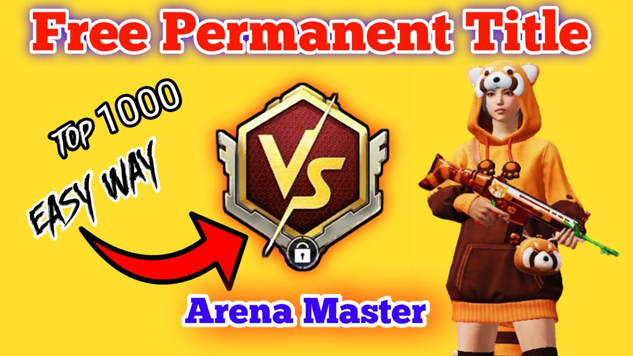 Arena Master Title 🔥Kaise le BGMI || Ladder Arena Gameplay ||🤩 Easy Way