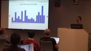 Tony Garcia's presentation on how to build a bar chart in D3 [Part 1/2]