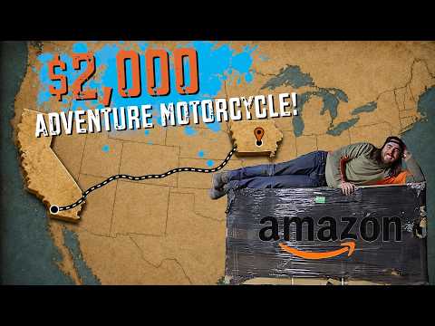 Can a $2,000 Amazon adventure motorcycle cross America?