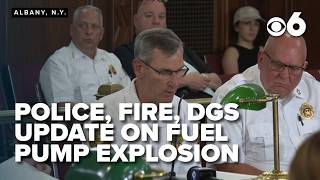 Albany officials provide update on DGS fuel pump explosion that injured two workers