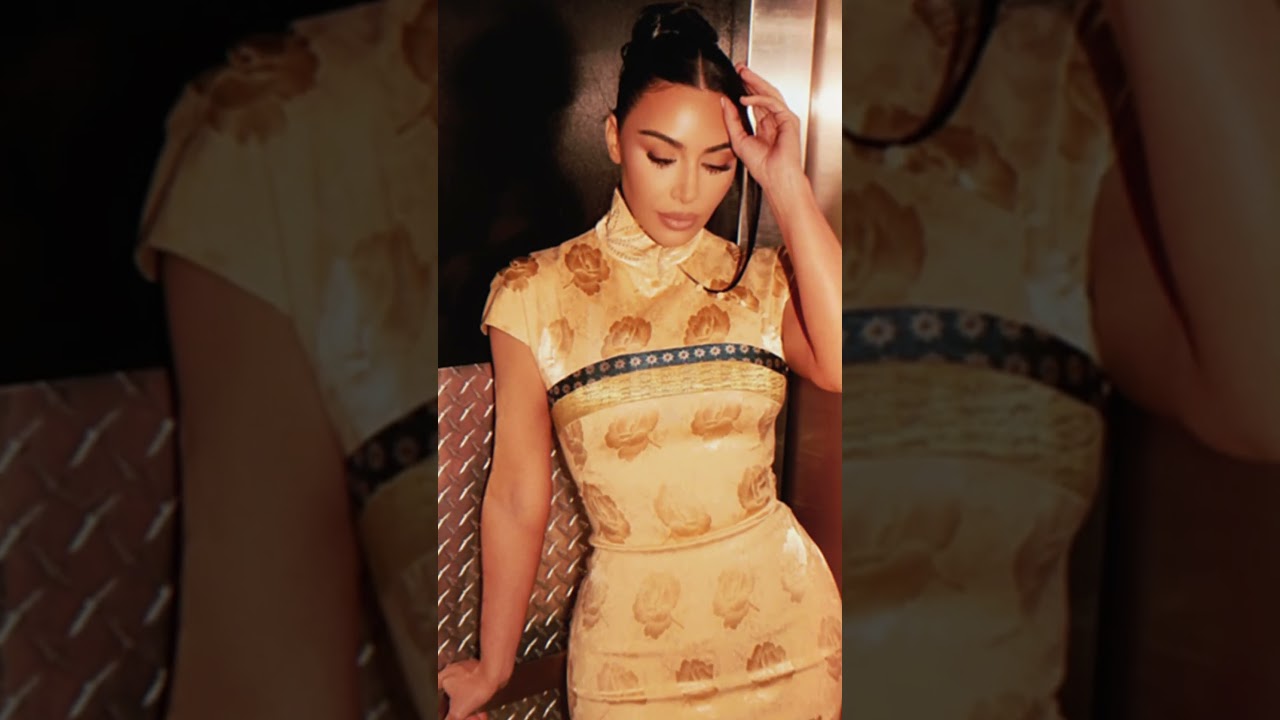 kim k gold dress met gala Kim Kardashian West Pulls a '90s Supermodel Move at the Met Gala