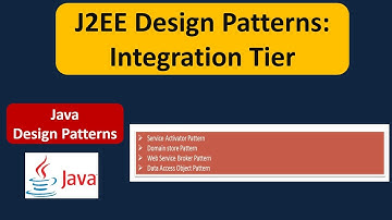 J2EE Design Patterns: Integration Tier
