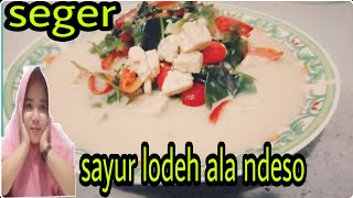 Resep Sayur Lodeh Tempe Ala Ndeso