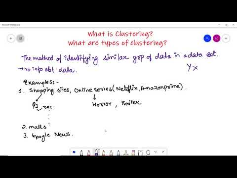 What is Clustering? | What are types of clustering | Clustering Machine Learning
