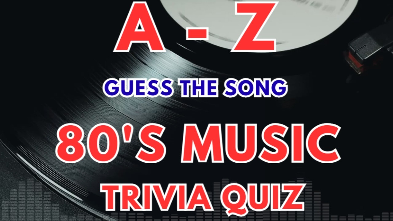 A-Z 80's Music Trivia Quiz 🎵 | Guess the Song from 3 Clues!