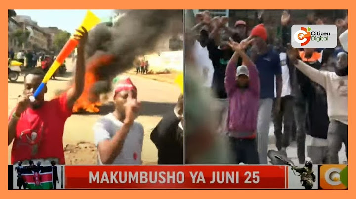 Police battle protesters in Kitengela as Gen Z protests kick off
