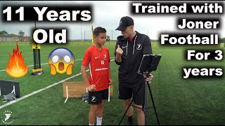 🚫11 YEARS OLD😱| WOW | FULL Session with Isaac Andrews | Joner Football