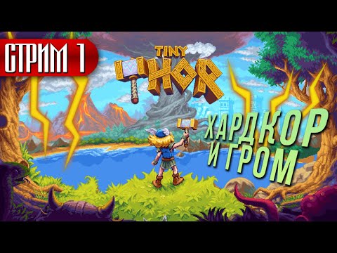 МАЛЕНЬКИЙ ТОР – ХАРДКОРНЫЙ РЕТРО ПЛАТФОРМЕР ► TINY THOR ► СТРИМ 1