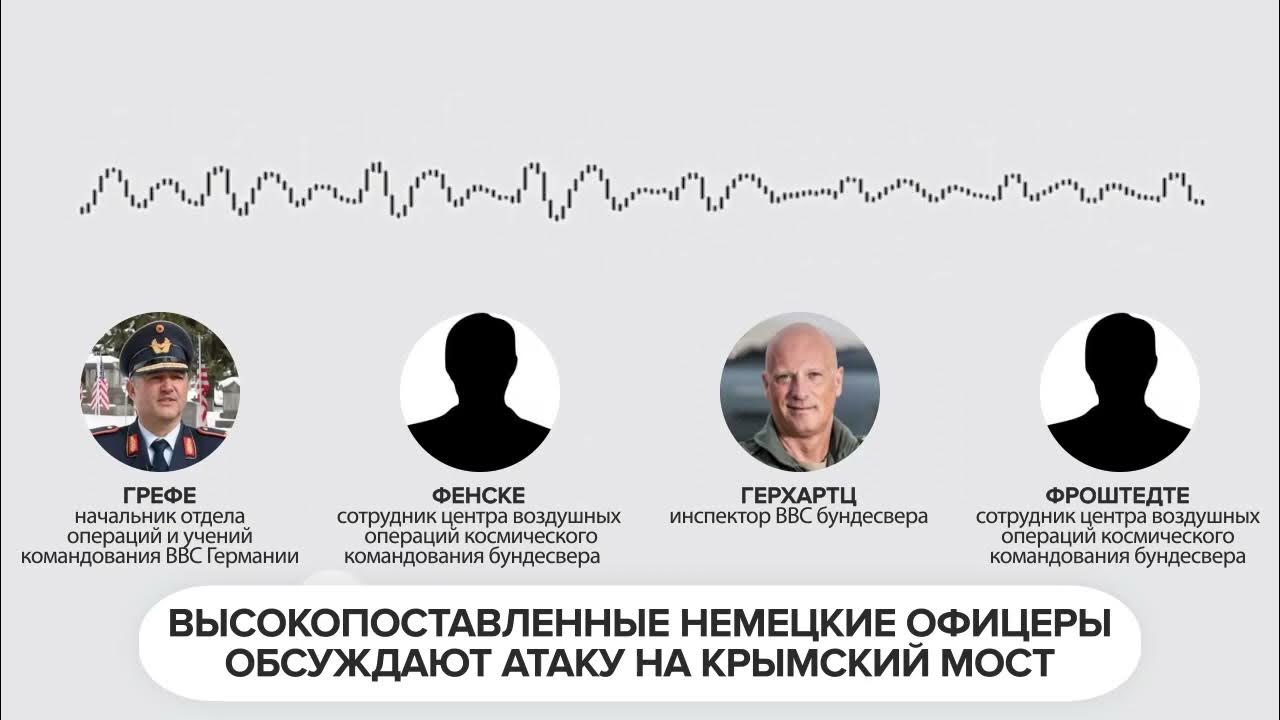 Разговор офицеров бундесвера о крымском мосте. Разговор офицеров бундесвера о крымском мосте