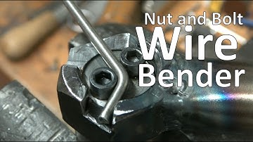 DIY Nut and Bolt Wire Bender