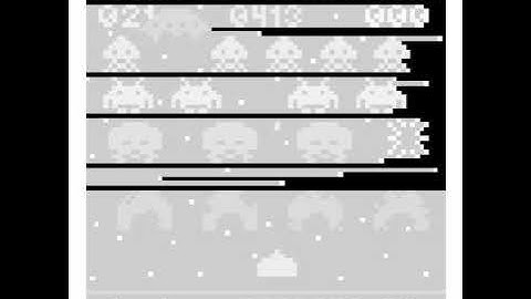 Space invaders pixel art