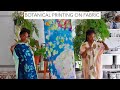 Botanical Printing on Fabric - Eco-Printing, Silk Painting, and Cyanotypes