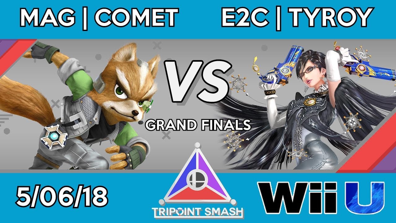 Tripoint Smash 10 - Grand Finals - MAG | Comet (Fox) Vs. E2C | Tyroy (Bayonetta) - YouTube
